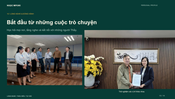 Trang ảnh hoạt động đã được Ngọc Miyuki lựa chọn