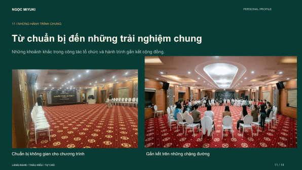 Trang ảnh hoạt động đã được Ngọc Miyuki lựa chọn